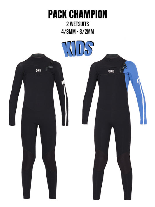 Pack CHAMPION KIDS 4/3mm et 3/2mm
