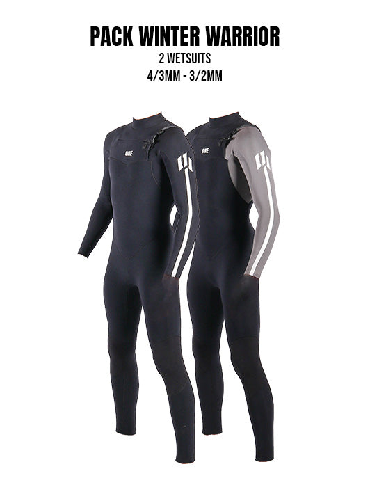Pack WINTER WARRIOR 4/3mm et 3/2mm