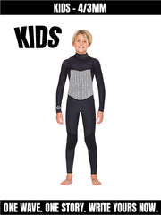 Second hand children's full wetsuit 4/3mm