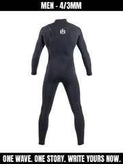 THE WARRIOR PACK - neoprene wetsuits 4/3mm and 3/2mm